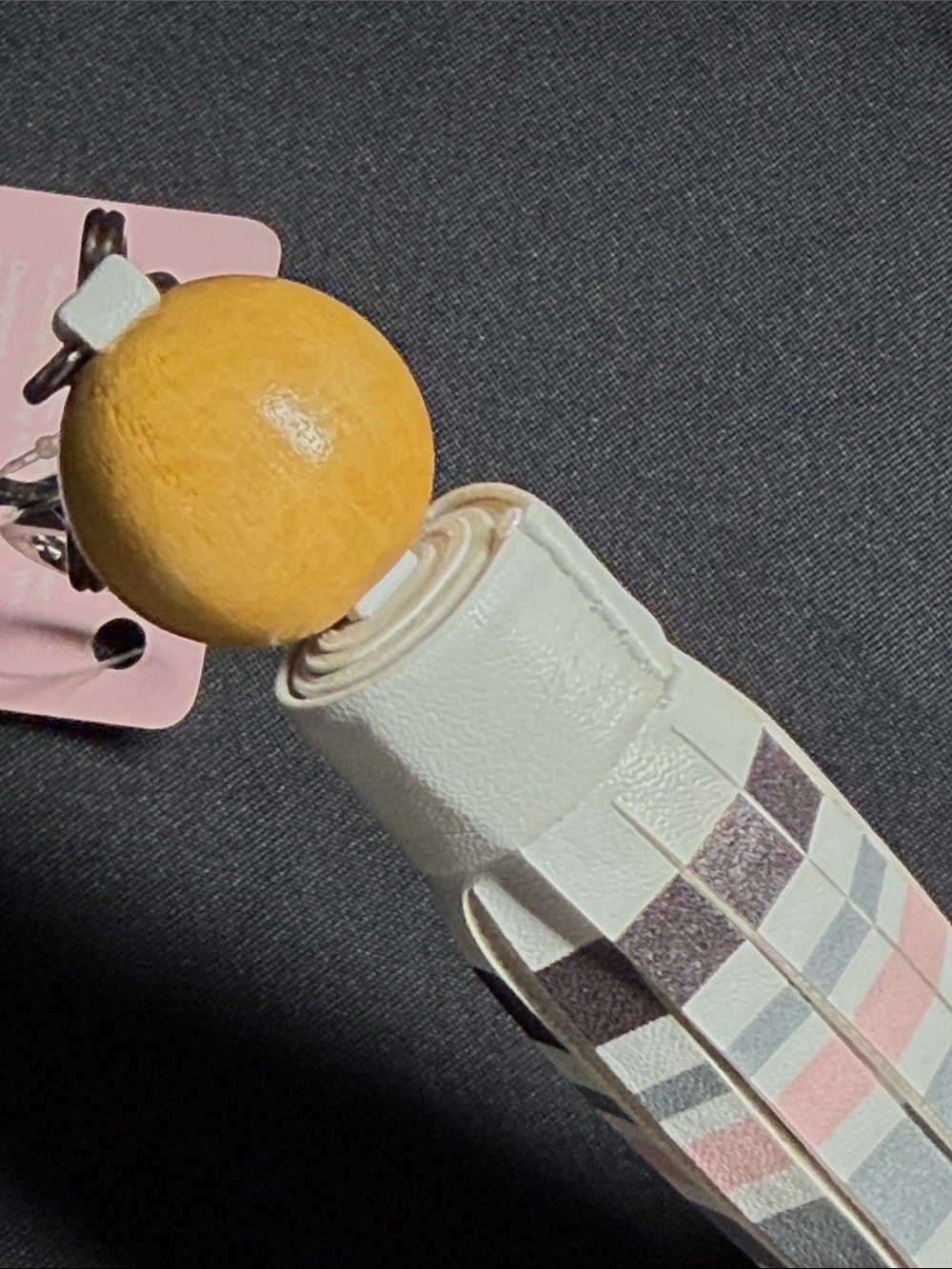 Beach House Striped Tassel Keychain - Picture 4 of 7